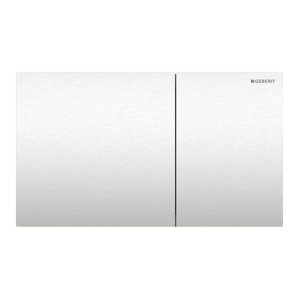 Cutout image of Geberit Sigma70 Stainless Steel Dual Flush Plate